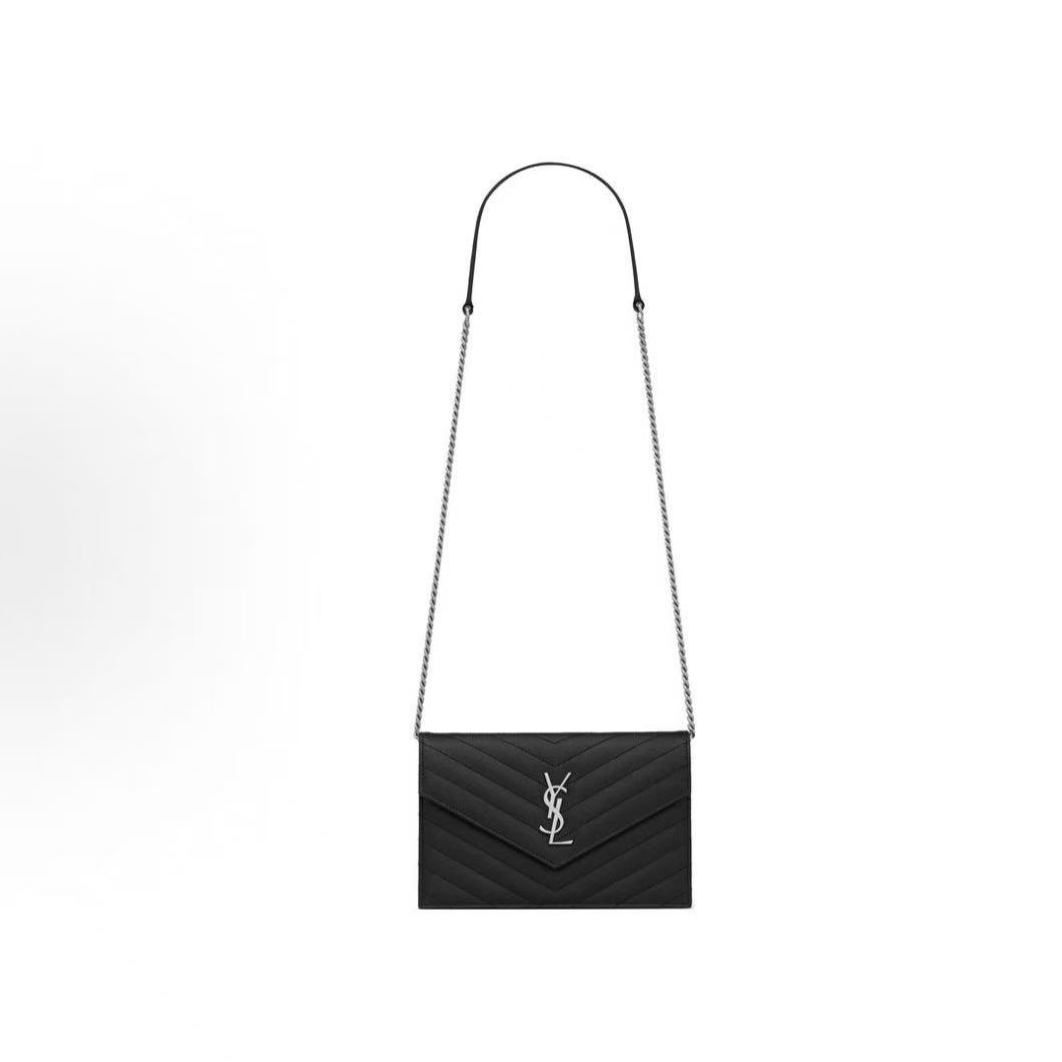 95新 YSL/圣罗兰 玺越奢品 YSL信封包 小号单肩包