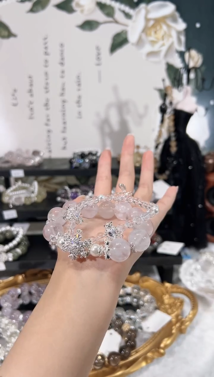 【闪购商品】水晶手链未镶嵌天然水晶默认微瑕 多样性发货发起一