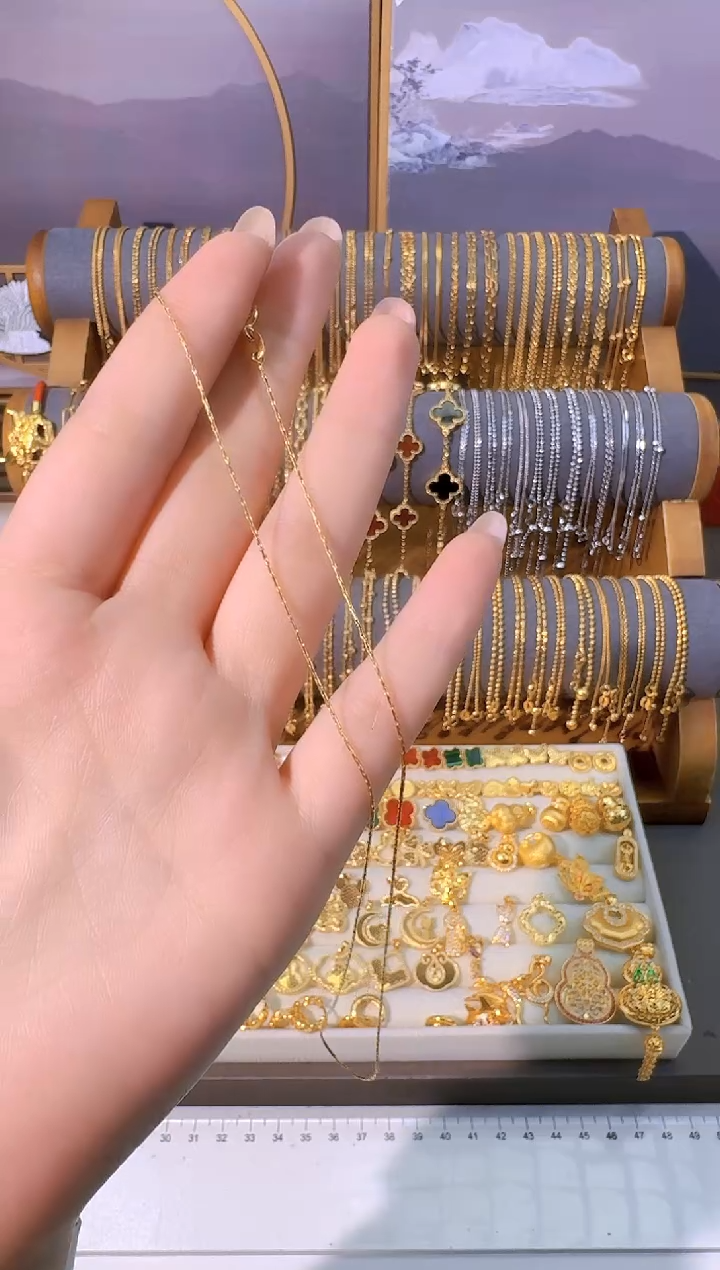 福利款 瓜子链 45cm 1.33克