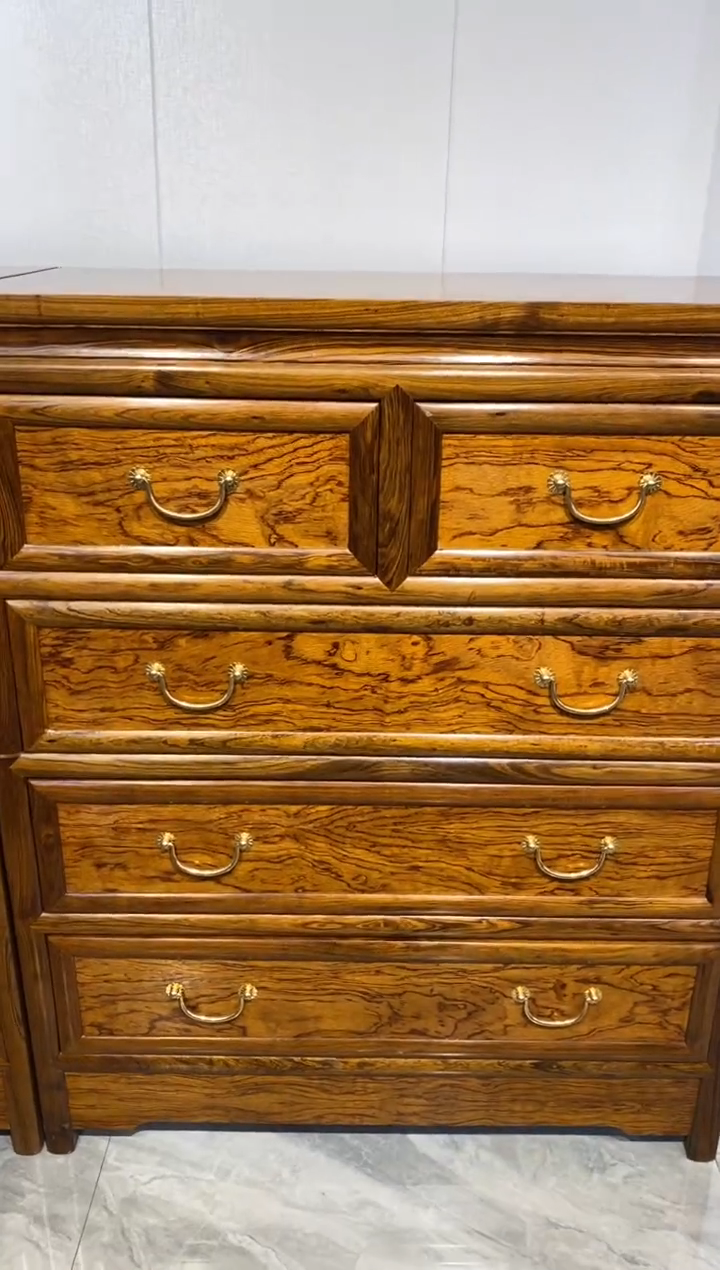 花梨木类默*五斗柜