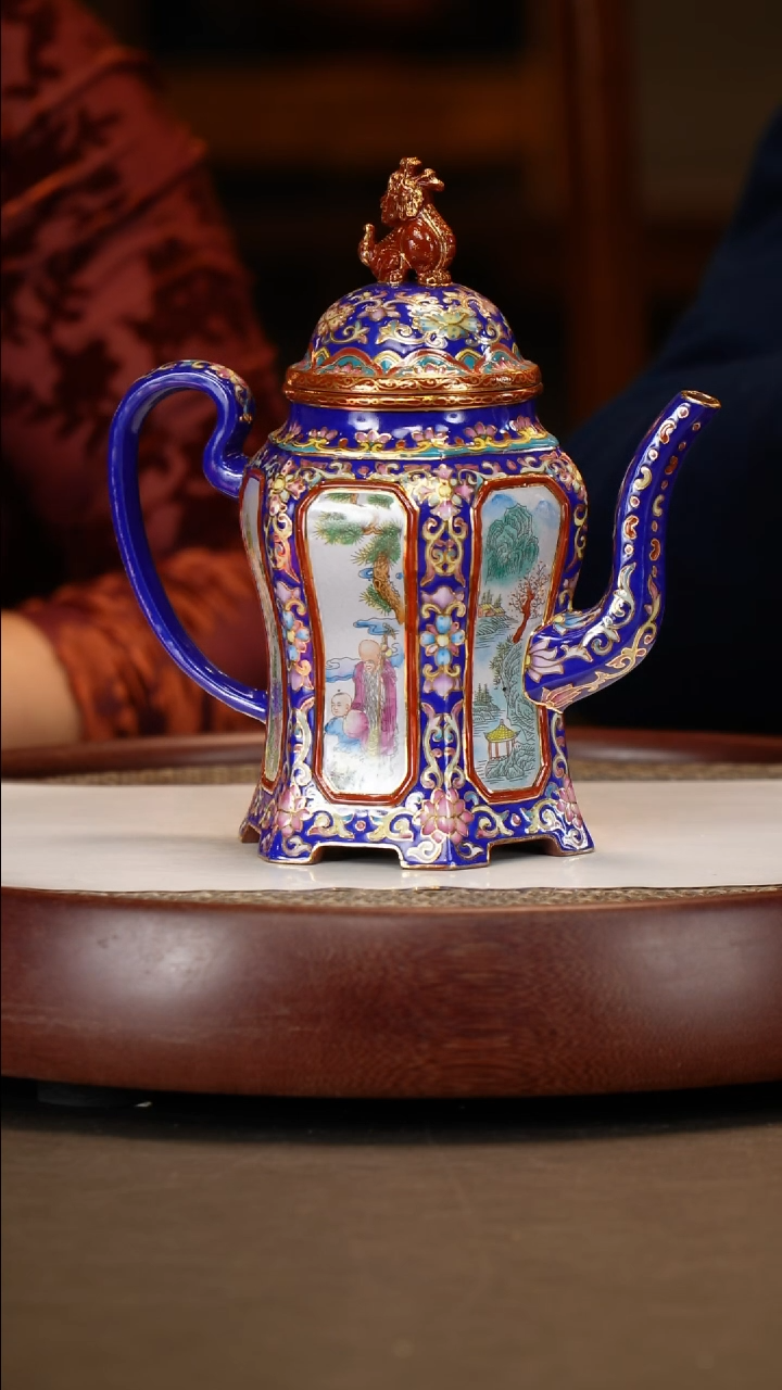 【闪购商品】紫砂茶壶【鲍宜明】底槽清宫灯  460CC