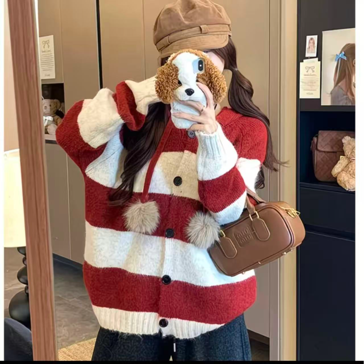 常规女春季秋季条纹冬季毛针织衫韩版套头加厚秋冬