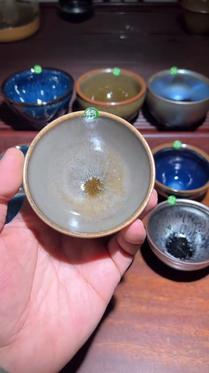 【闪购商品】茶盏43龙窑柴烧建盏主人杯。。