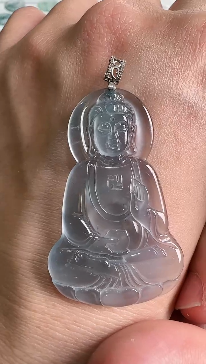 【闪购商品】翡翠吊坠(不含链)18K金镶嵌多样性发货