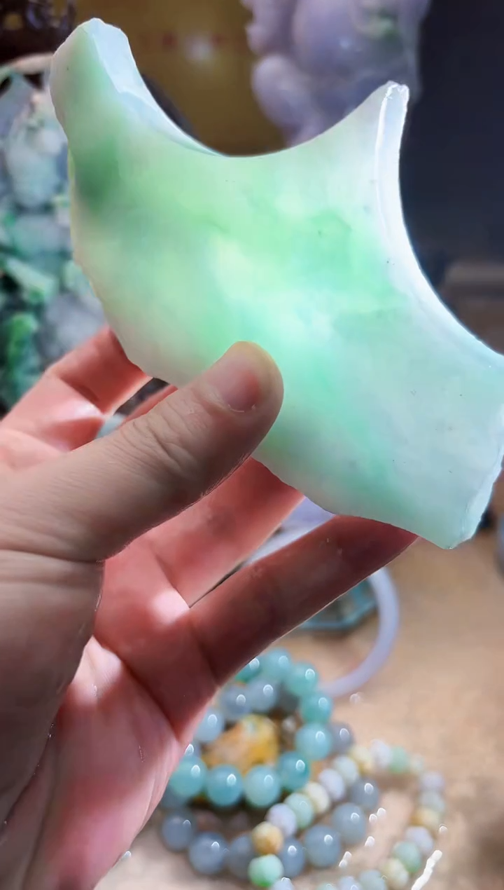 未镶嵌挂件翡翠A货张麦9130