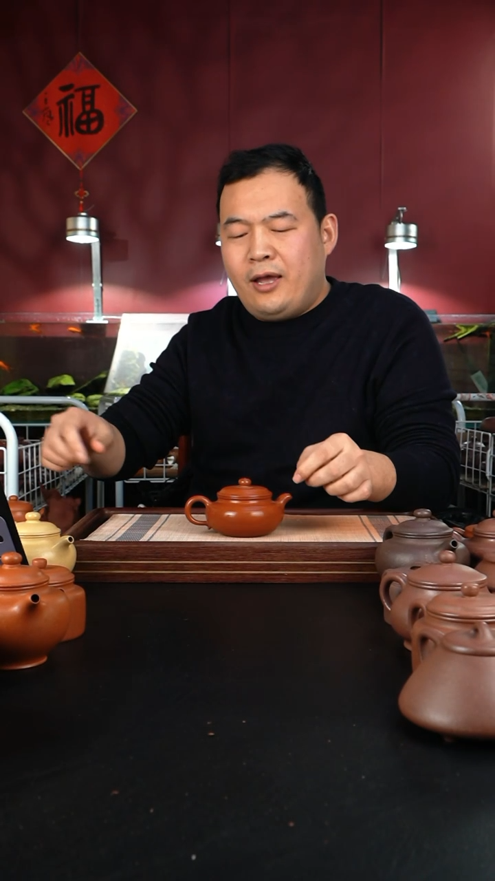 【闪购商品】紫砂茶壶XQF朱砂 仿古