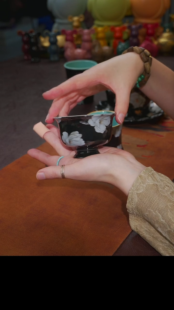 杯【宜景窑黑帝系列】杯子