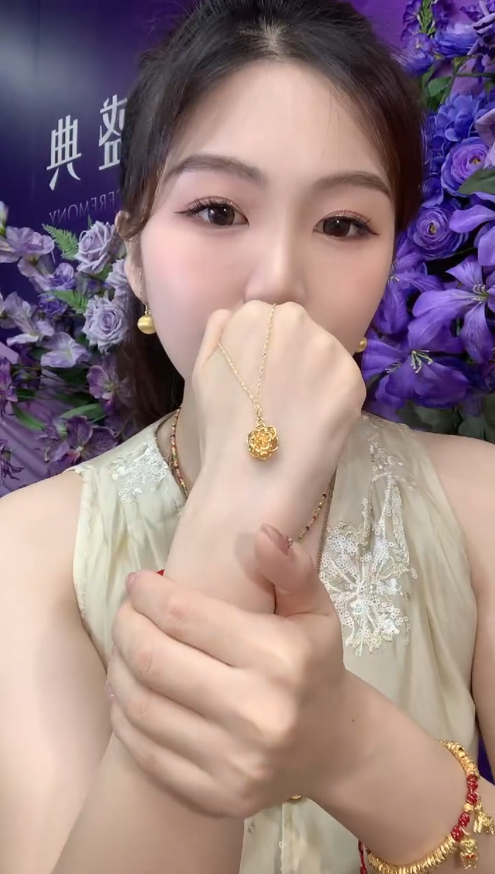 吊坠(不含链)定制足金A6多样性发一件