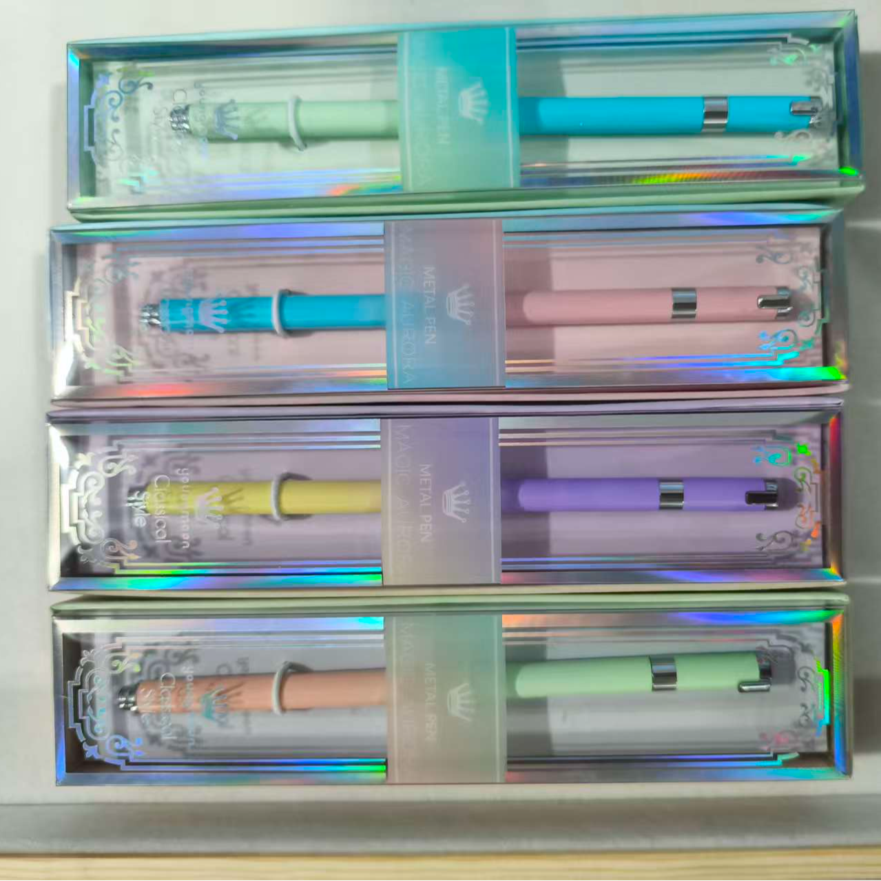 樱慕金属拔帽中性笔系列