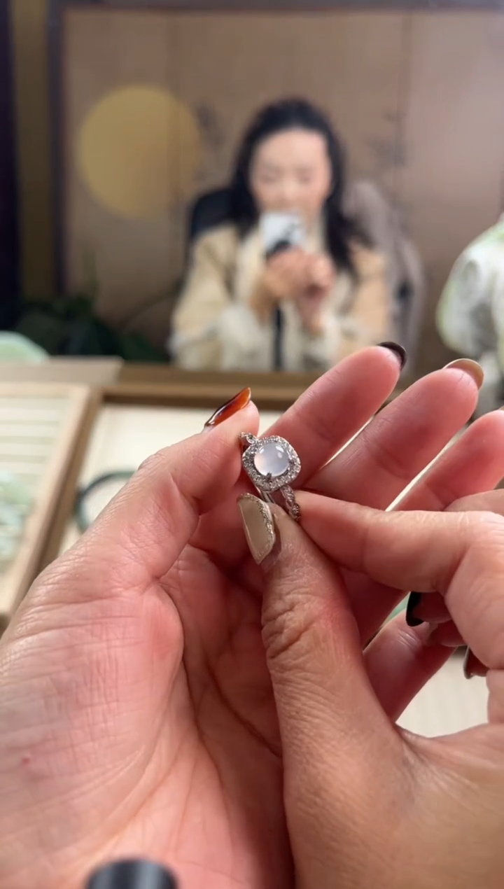 手镯玛瑙/玉髓未镶嵌方糖戒指