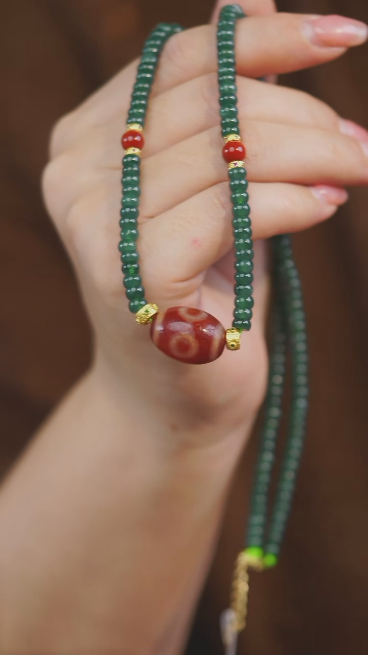 【闪购商品】玛瑙/玉髓项链未镶嵌多样性发一