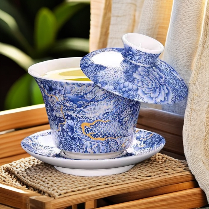 蓝龙G1992悬停盖碗