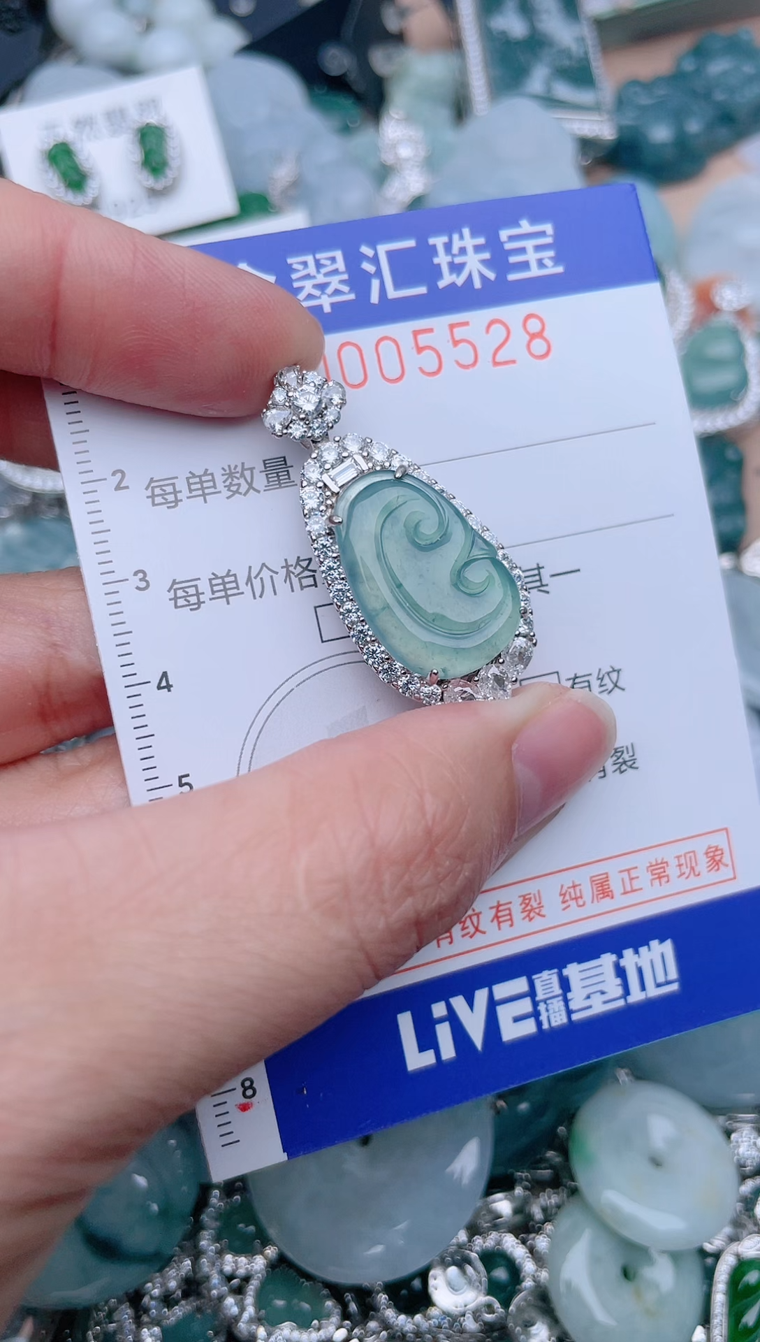 翡翠未镶嵌颈饰5528.....1