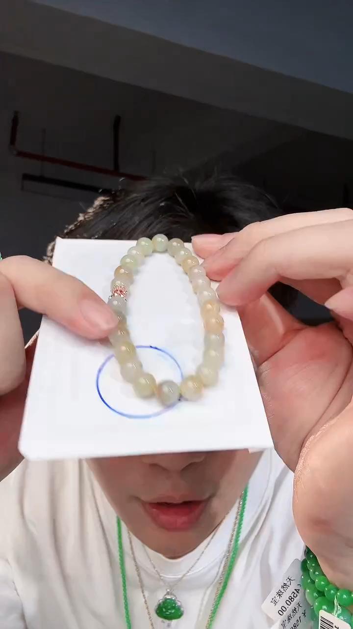 【闪购商品】翡翠手串未镶嵌缅料A货翡翠/支持复检/一件