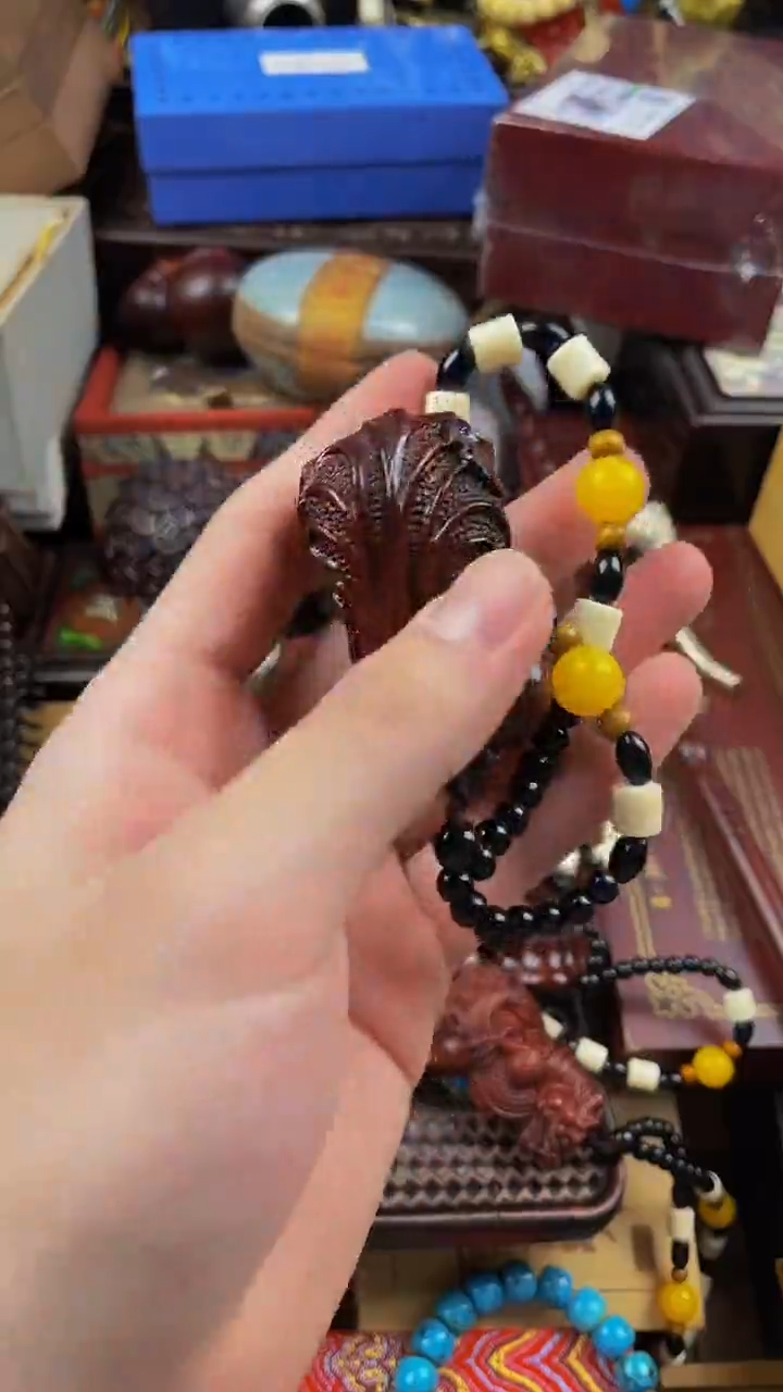 檀香紫檀（小叶紫檀）小熊拖鞋直播精选推荐