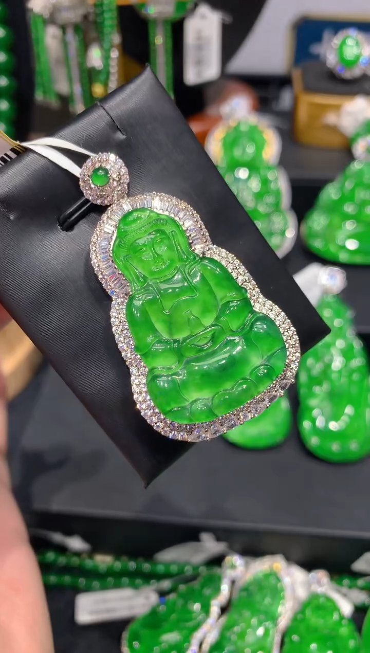 翡翠未镶嵌颈饰13一季