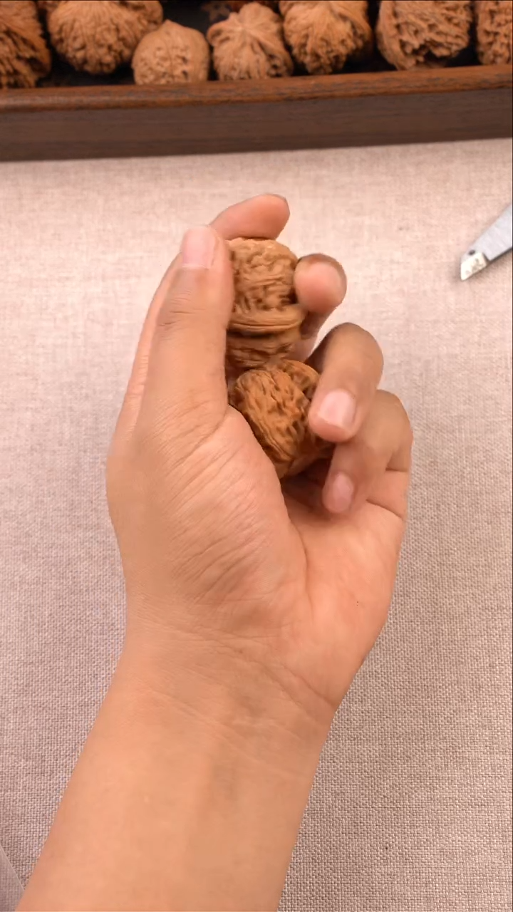 把件文玩核桃42白狮子