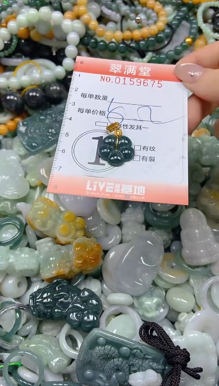 翡翠未镶嵌颈饰闪购0159675