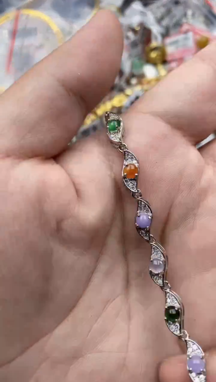 【闪购商品】翡翠戒指银S925镶嵌2222---10