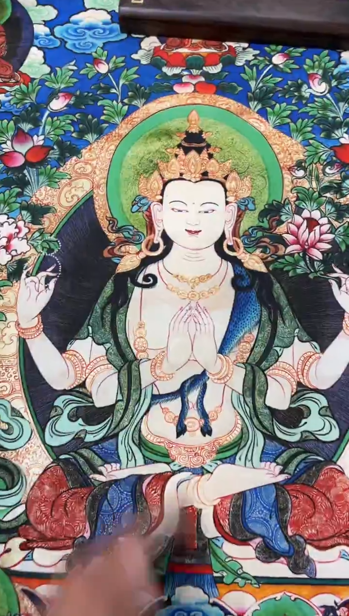 卷轴画老三的唐卡tk16