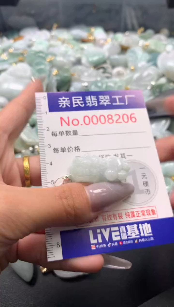 颈饰未镶嵌翡翠8206