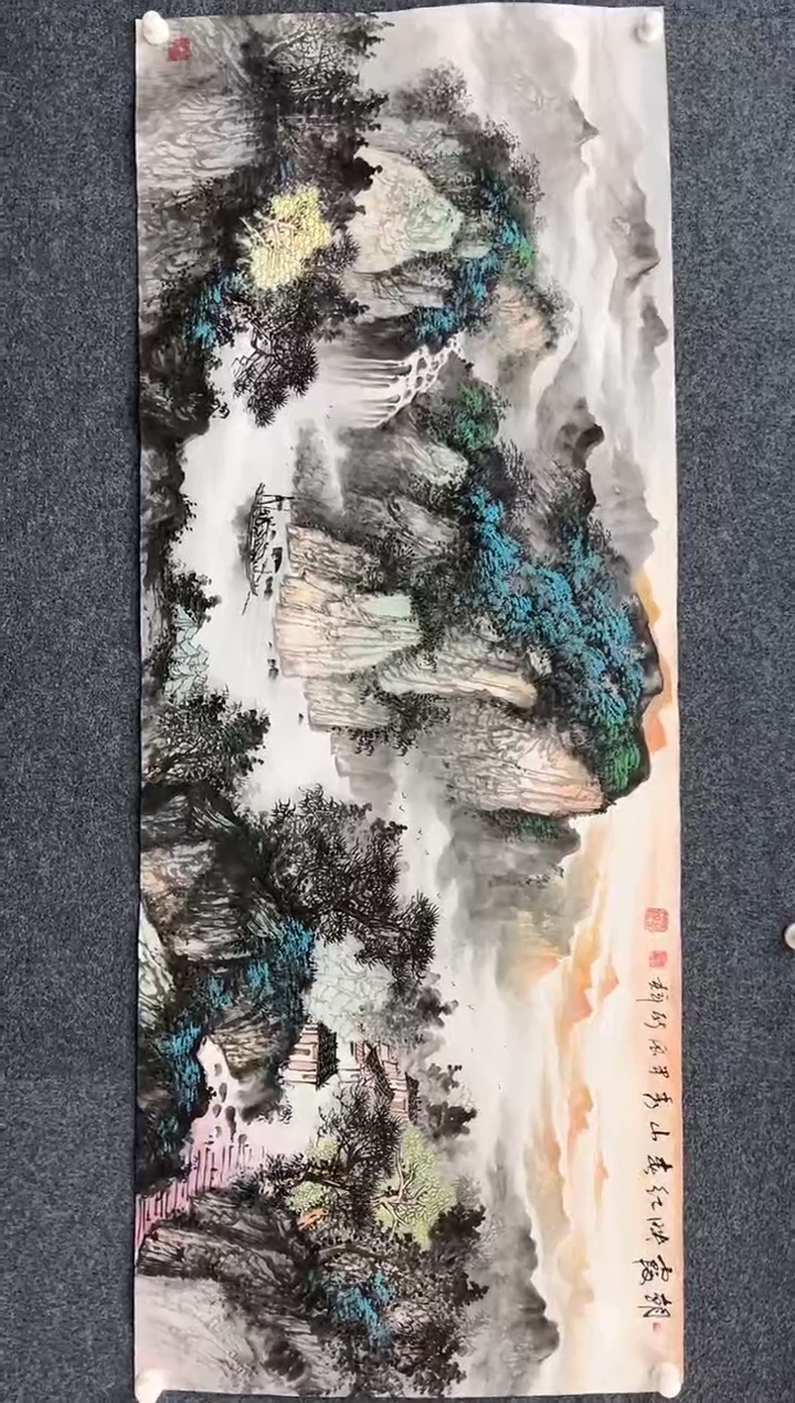 【闪购商品】国画2.23-艺术馆-颜新辉六尺84/138