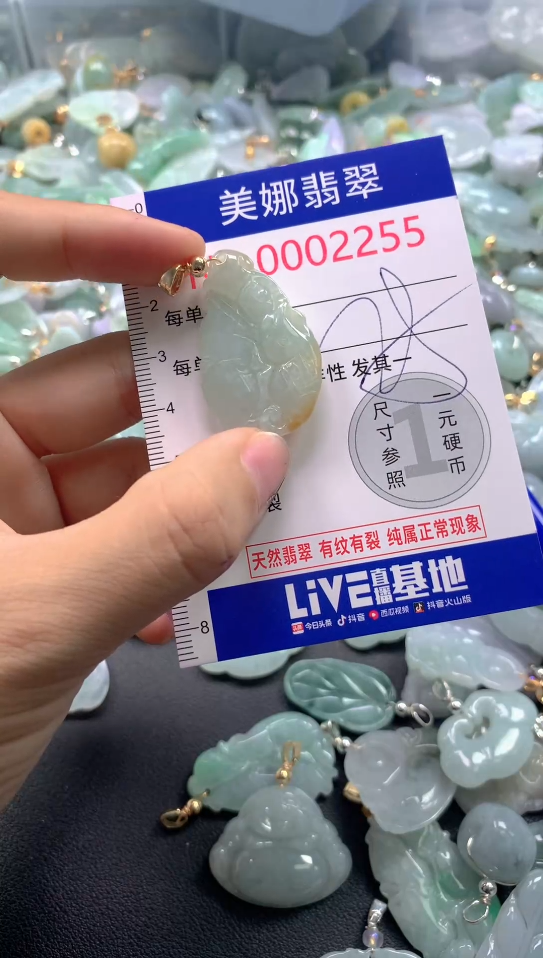 颈饰未镶嵌翡翠2255