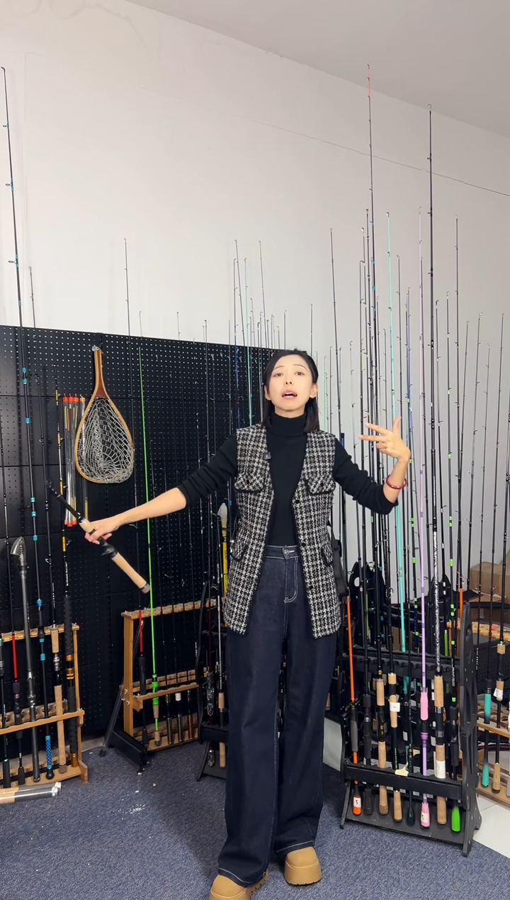 1.8m碳素DML枪柄1.8米（瑕疵尾货竿，没有售后，介意勿拍）