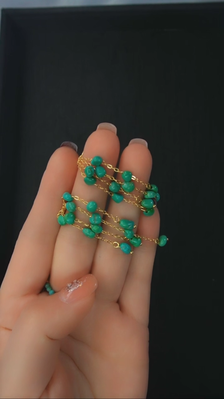 【闪购商品】绿松石耳环银S925镶嵌发货一件