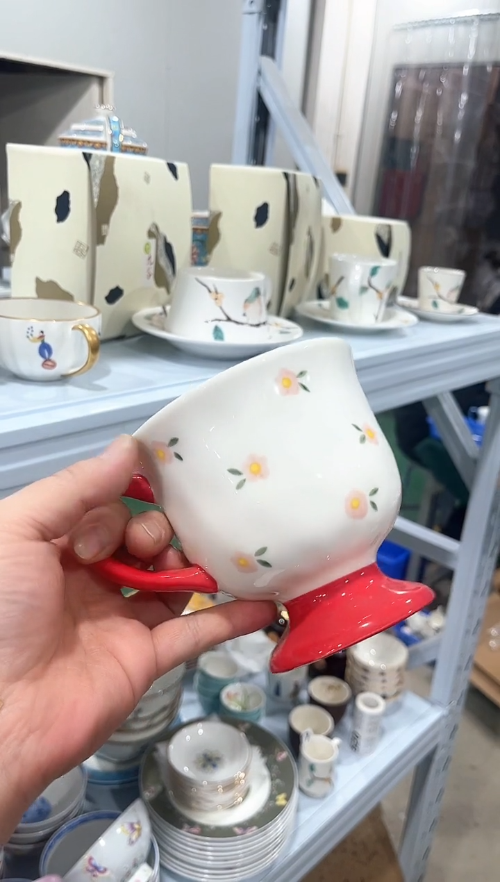 杯子骨瓷（简装）早餐杯一个