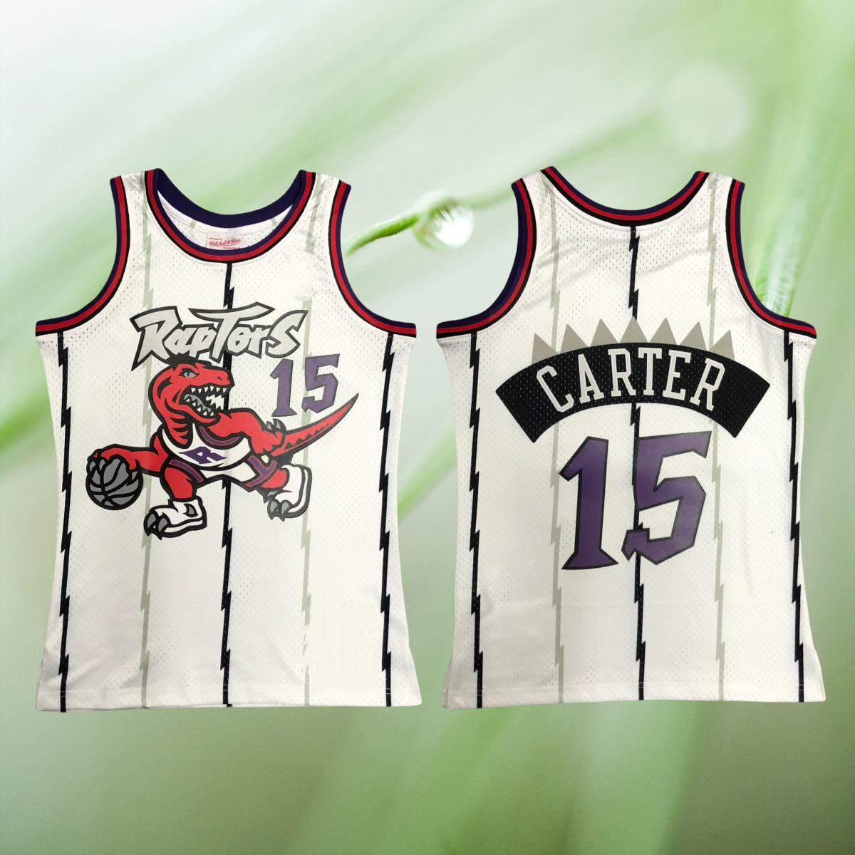 【23】【卡特】15号猛龙队宽松运动背心球衣速干透气网眼篮球服