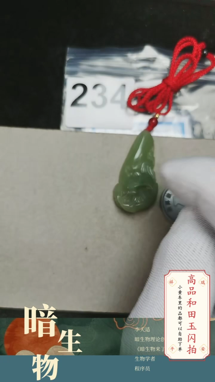 【闪购商品】和田玉吊坠(赠链)未镶嵌234