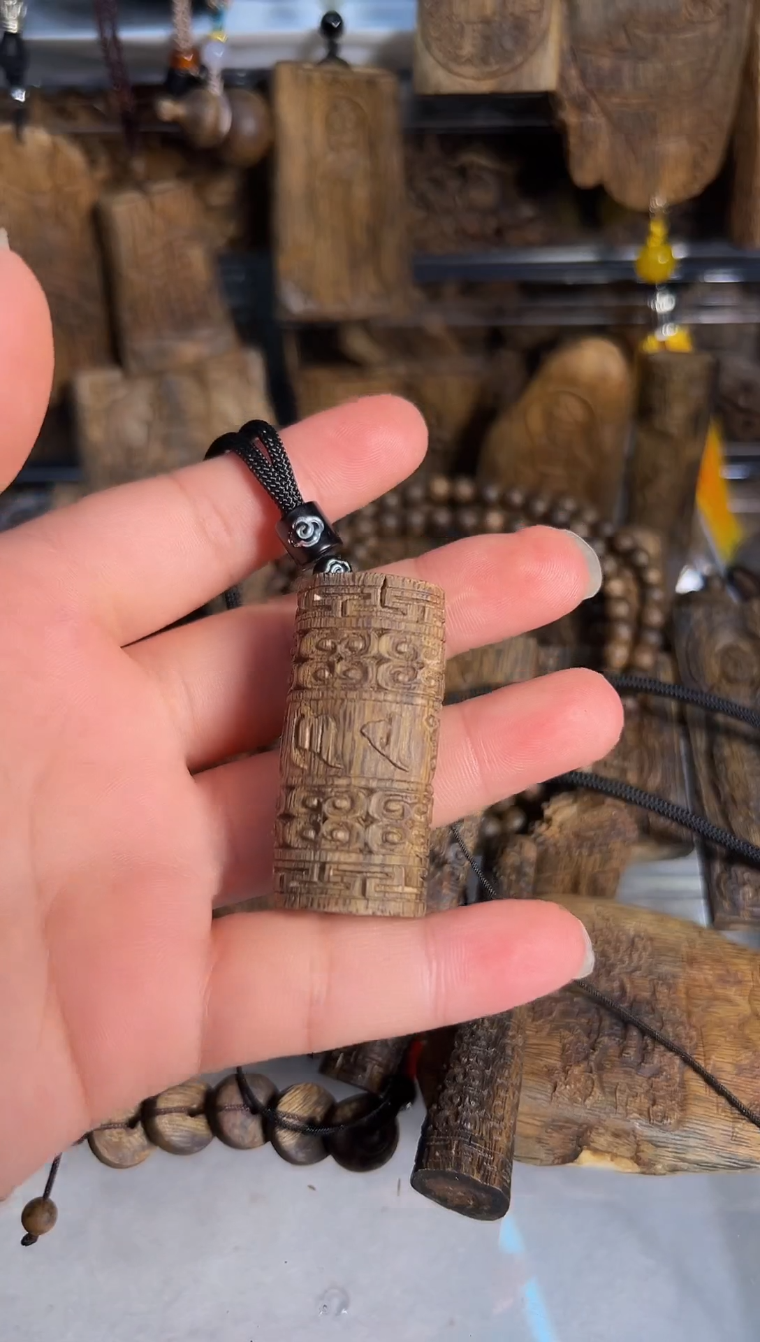 【闪购商品】沉香吊坠[沉香炸姐]沉香吊坠六字真言