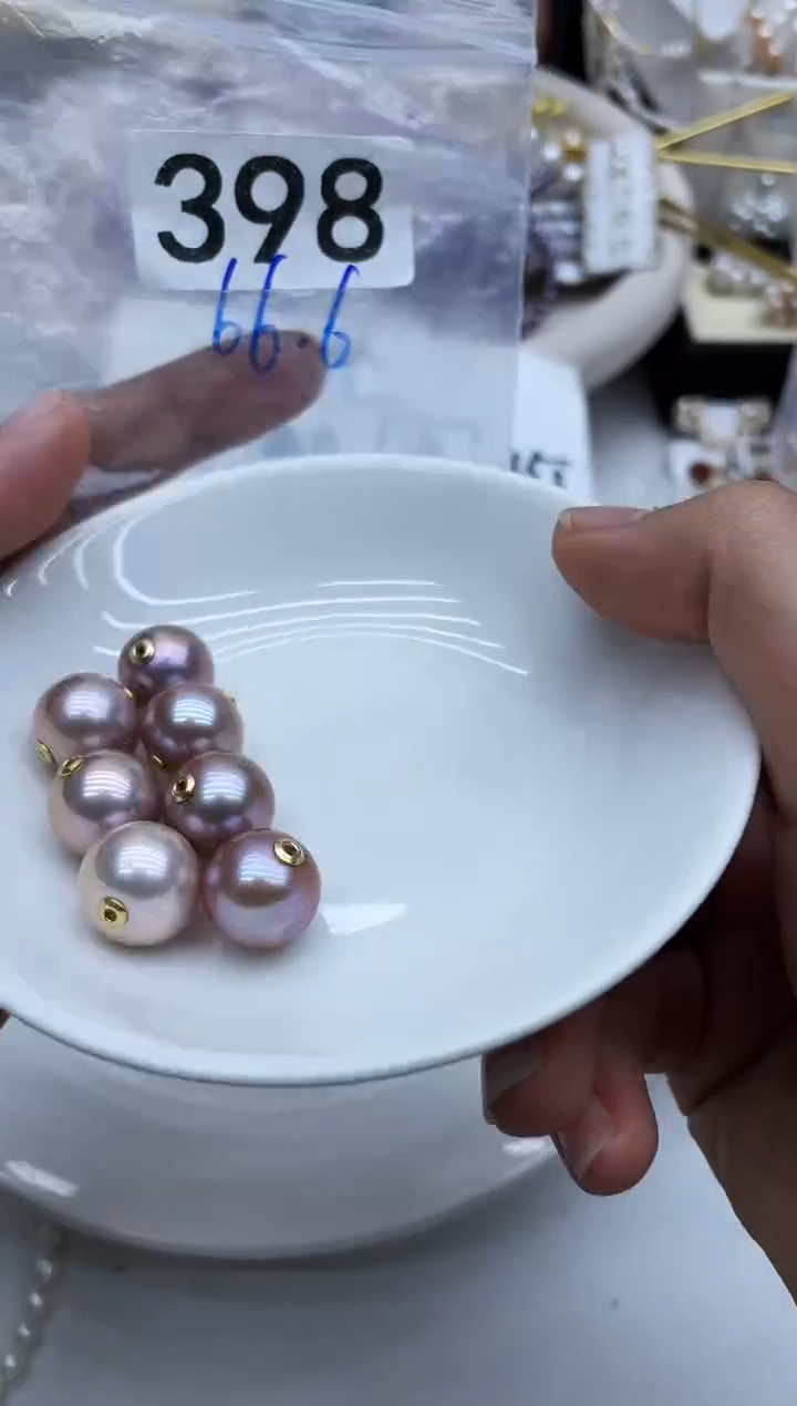 吊坠(不含链)银S925镶嵌淡水珍珠路路通