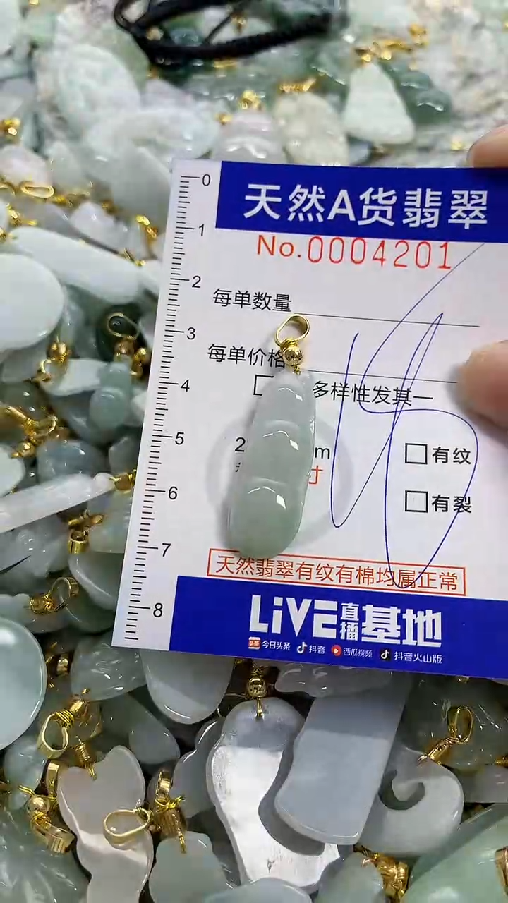 颈饰未镶嵌翡翠天然A货翡翠