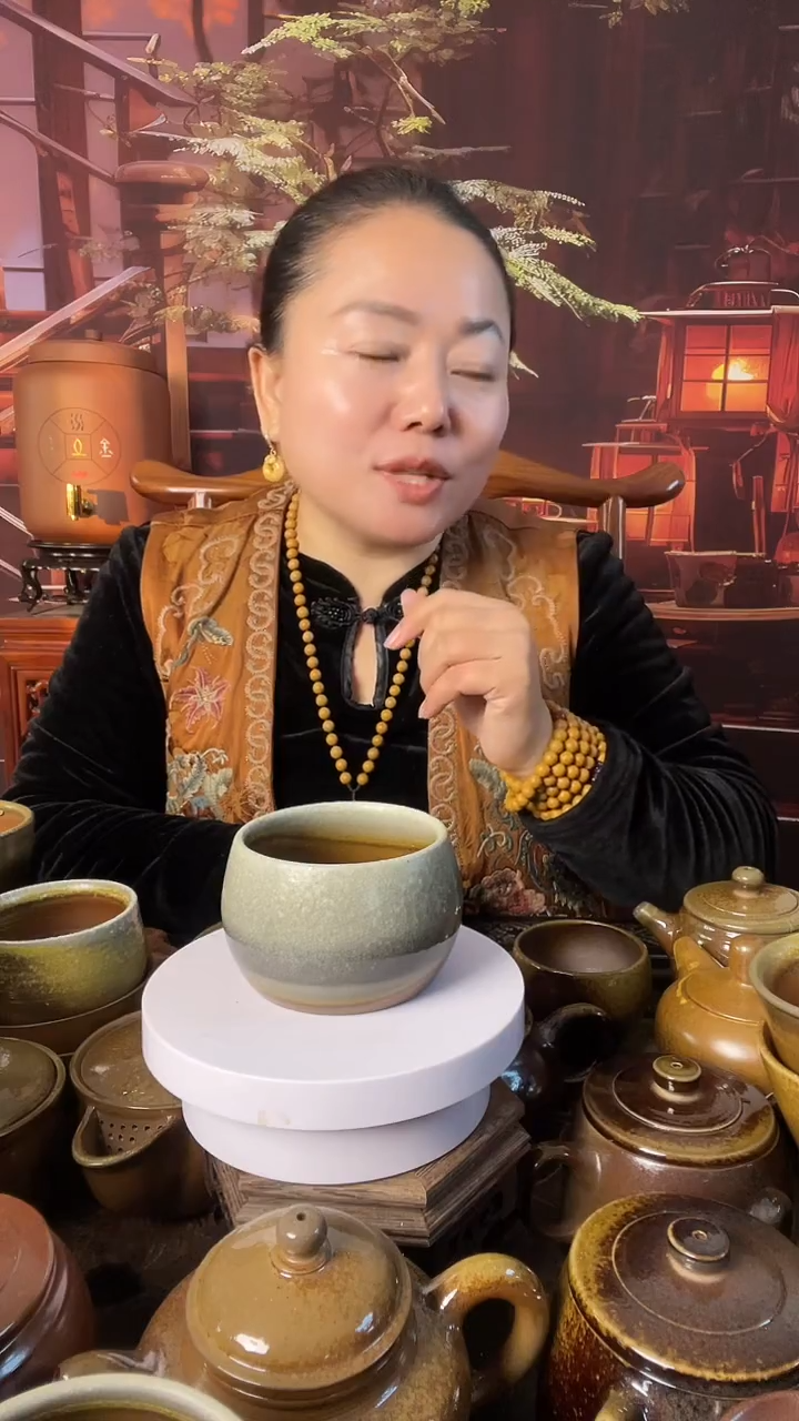 杯儒陶柴烧罗汉杯