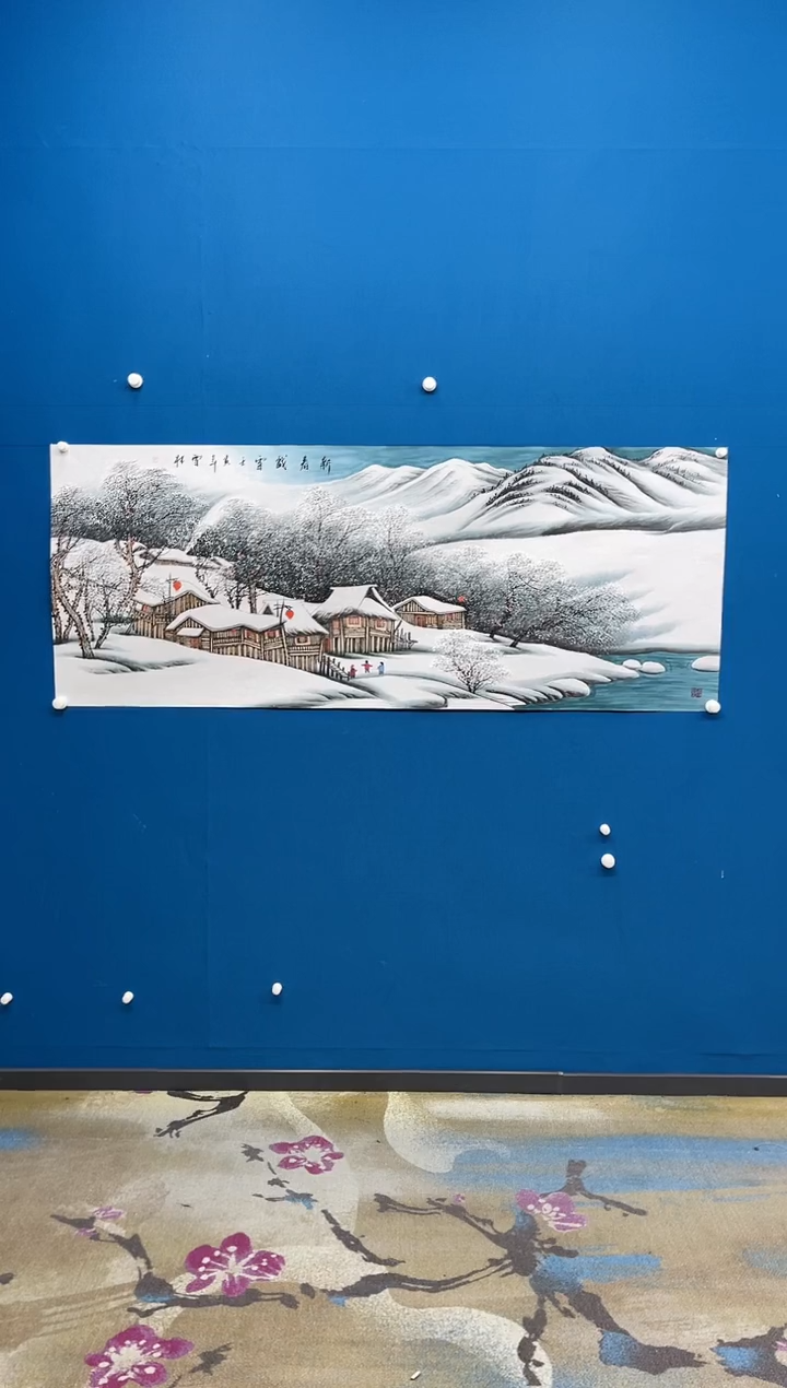 【闪购商品】国画张-小六尺雪景/无框/W