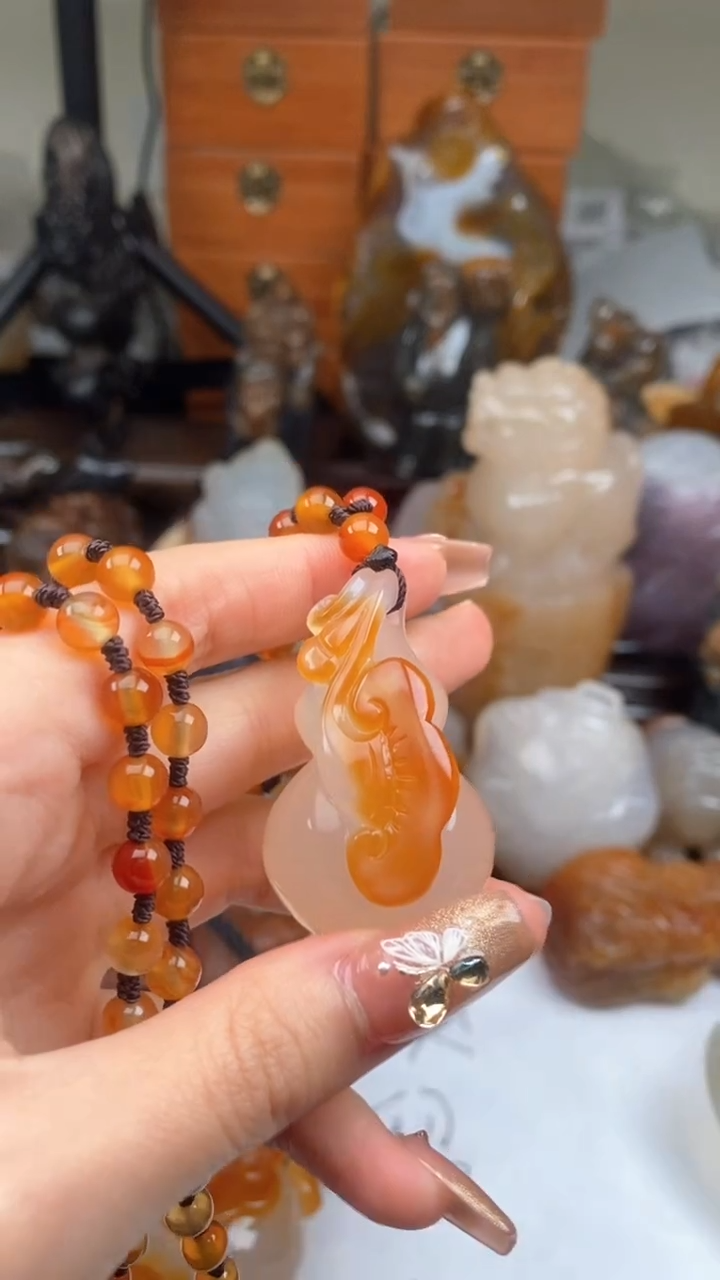 【闪购商品】玛瑙/玉髓颈饰未镶嵌AA