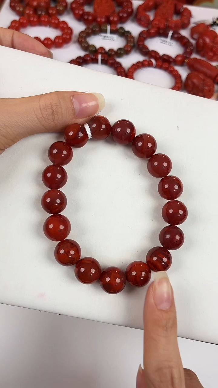 未镶嵌瓦西nx手串13+南红玛瑙（多样式发其一）