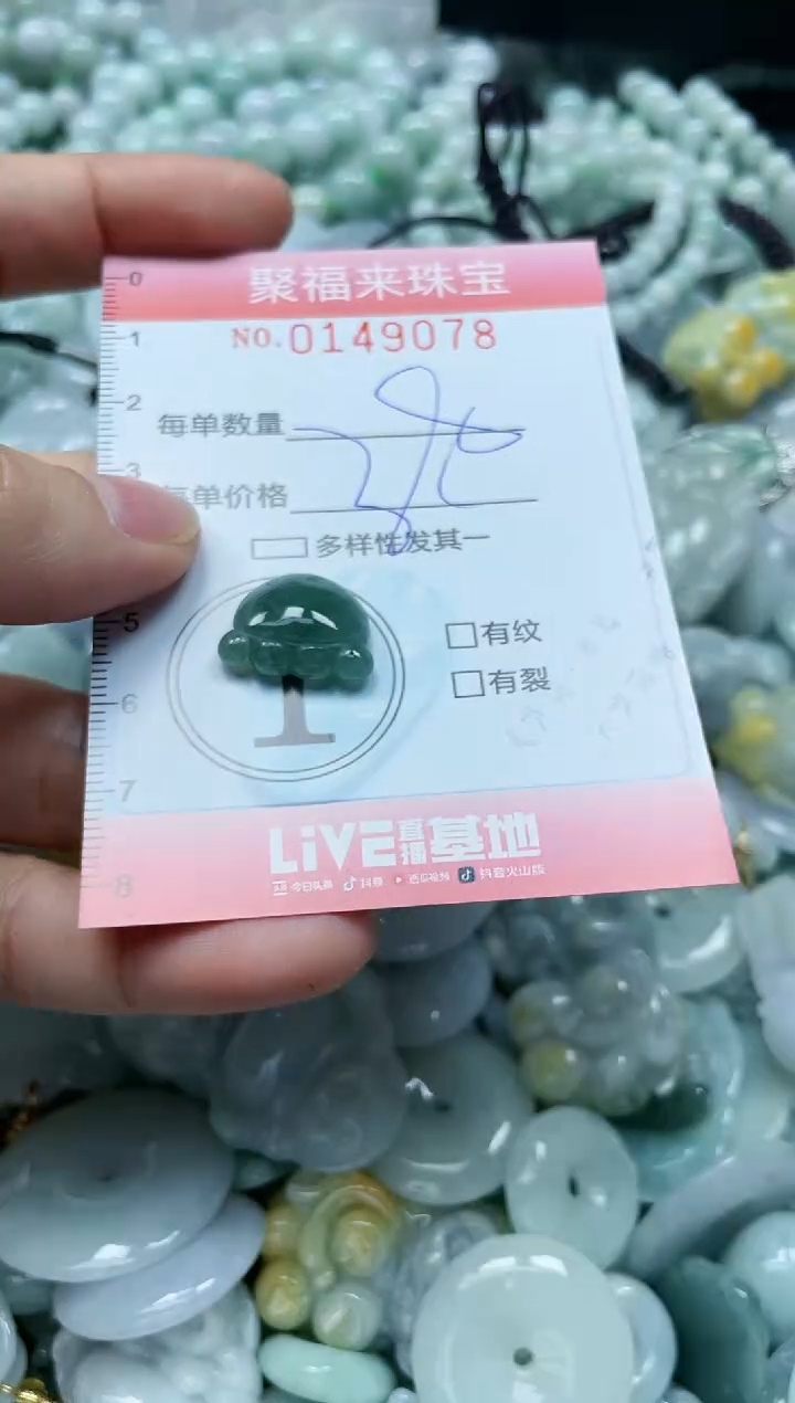 翡翠未镶嵌颈饰闪购0149078