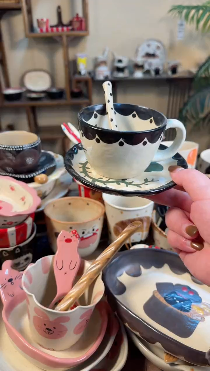 【闪购商品】咖啡杯3件套高温瓷器