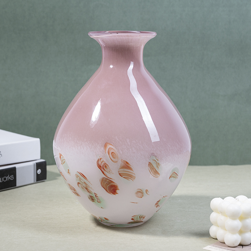 N137 简约时尚家居轻奢装饰高级感插花耐高温花瓶装饰摆件