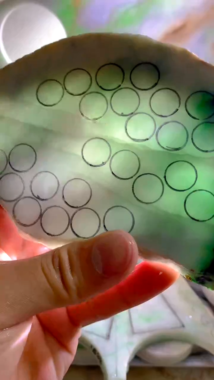 翡翠散珠翡翠散珠裸石天然缅甸翡翠A货59