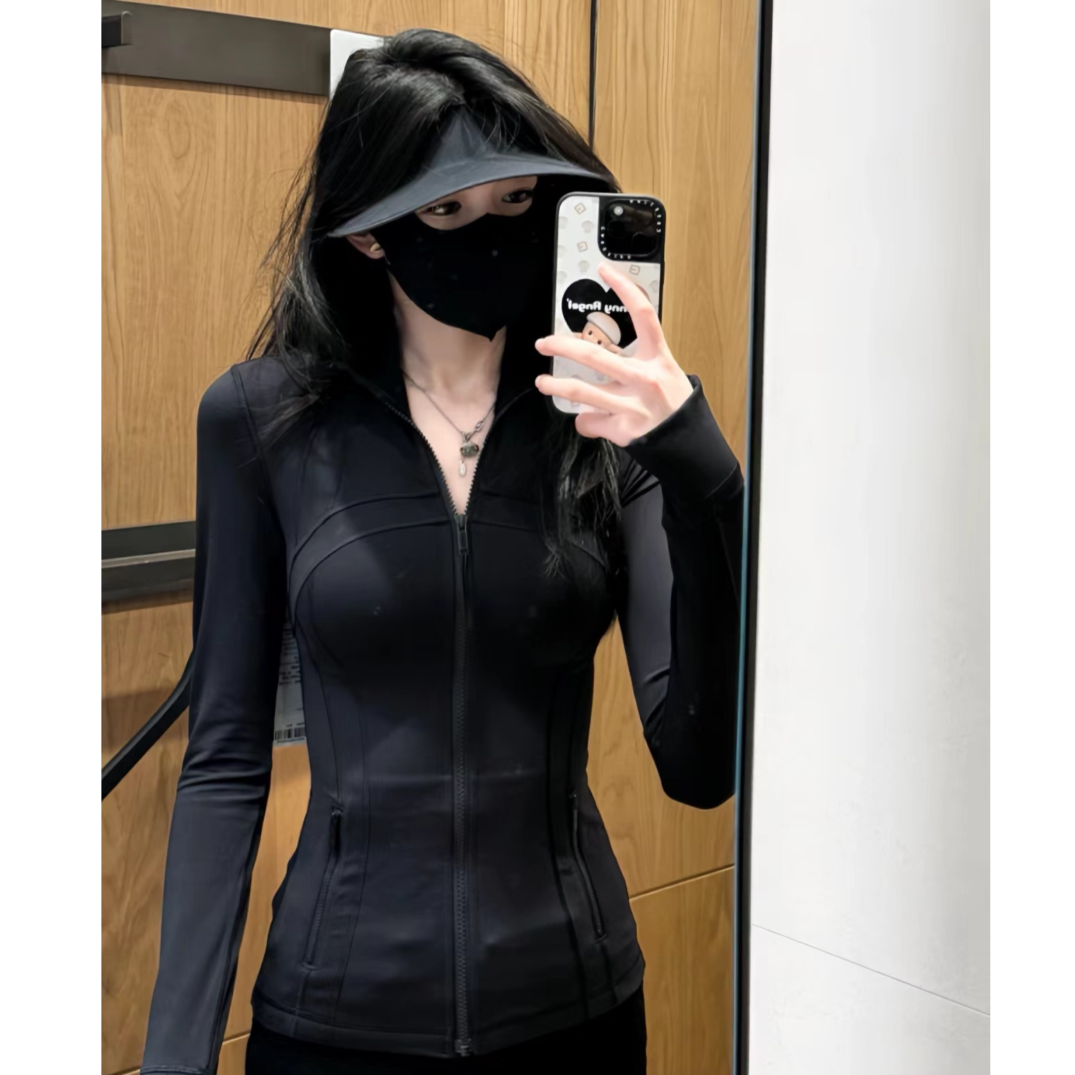 《南油》一样一样的define立领修身瑜伽服