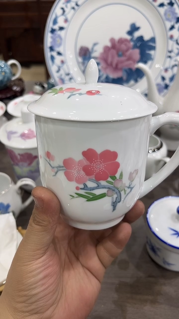 青*微瑕湖南醴陵釉下五彩陶瓷