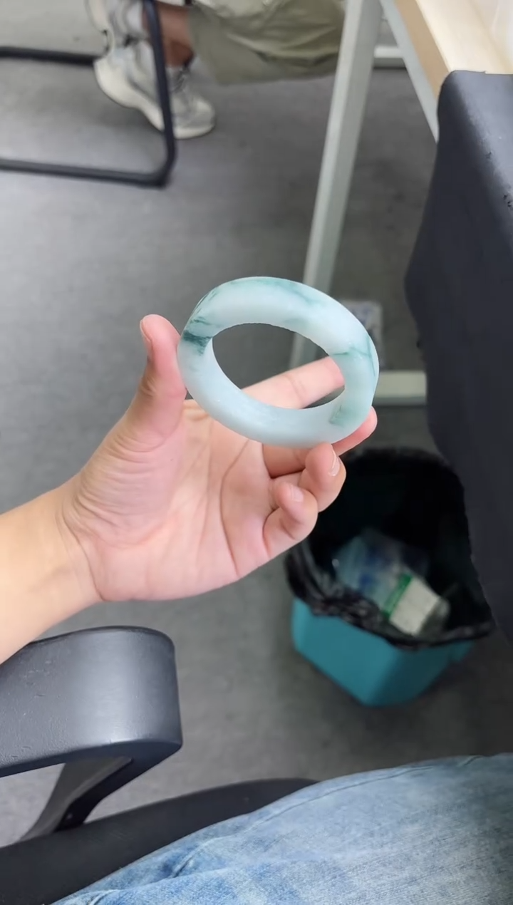 未镶嵌手镯定制翡翠1*2手镯