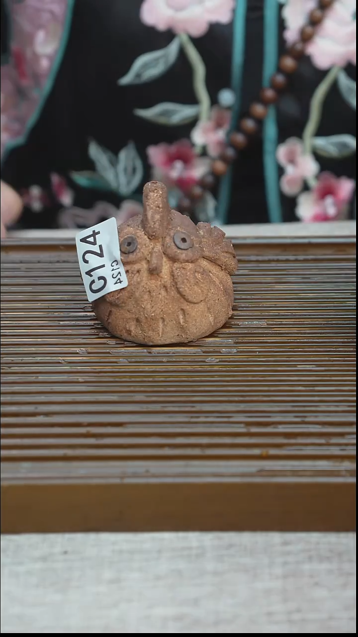 纯手工粗陶茶具每一只不一样