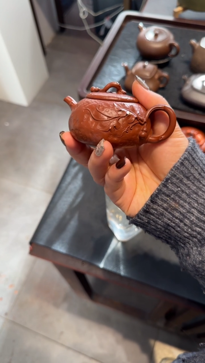 【闪购商品】紫砂茶壶筋纹潘壶