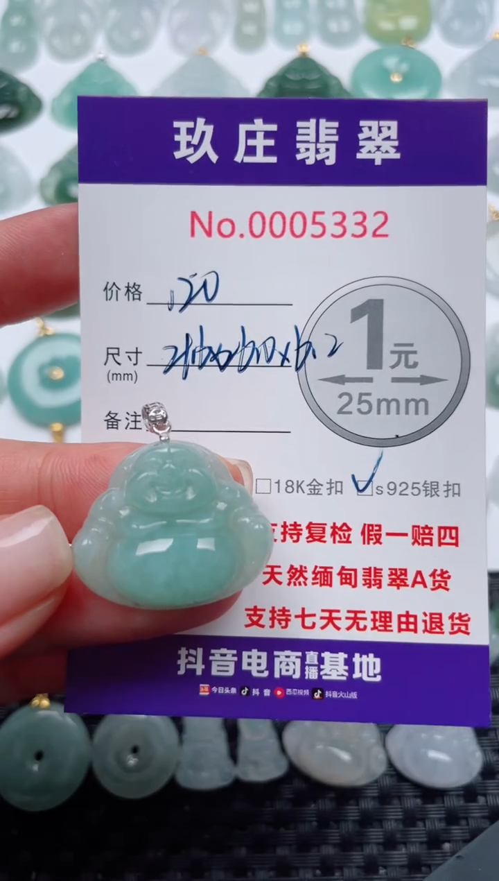 翡翠未镶嵌颈饰天然缅甸翡翠