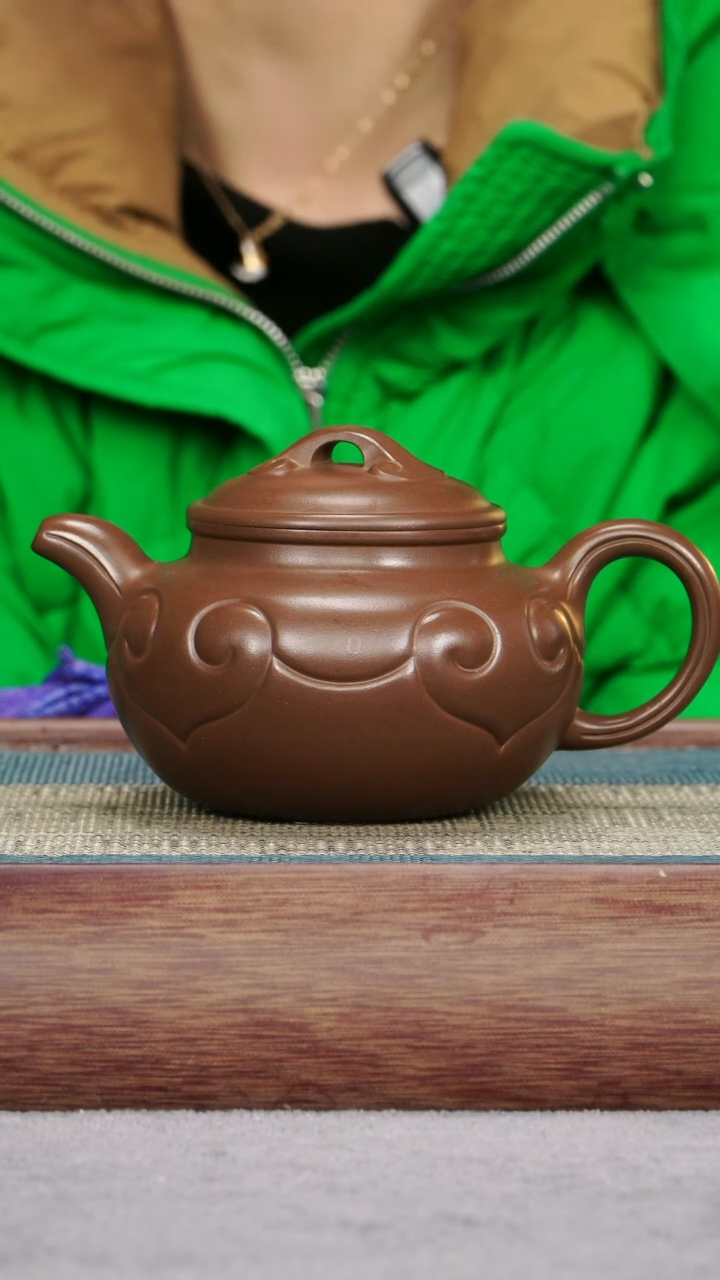 【闪购商品】紫砂茶壶底槽青 如意仿古